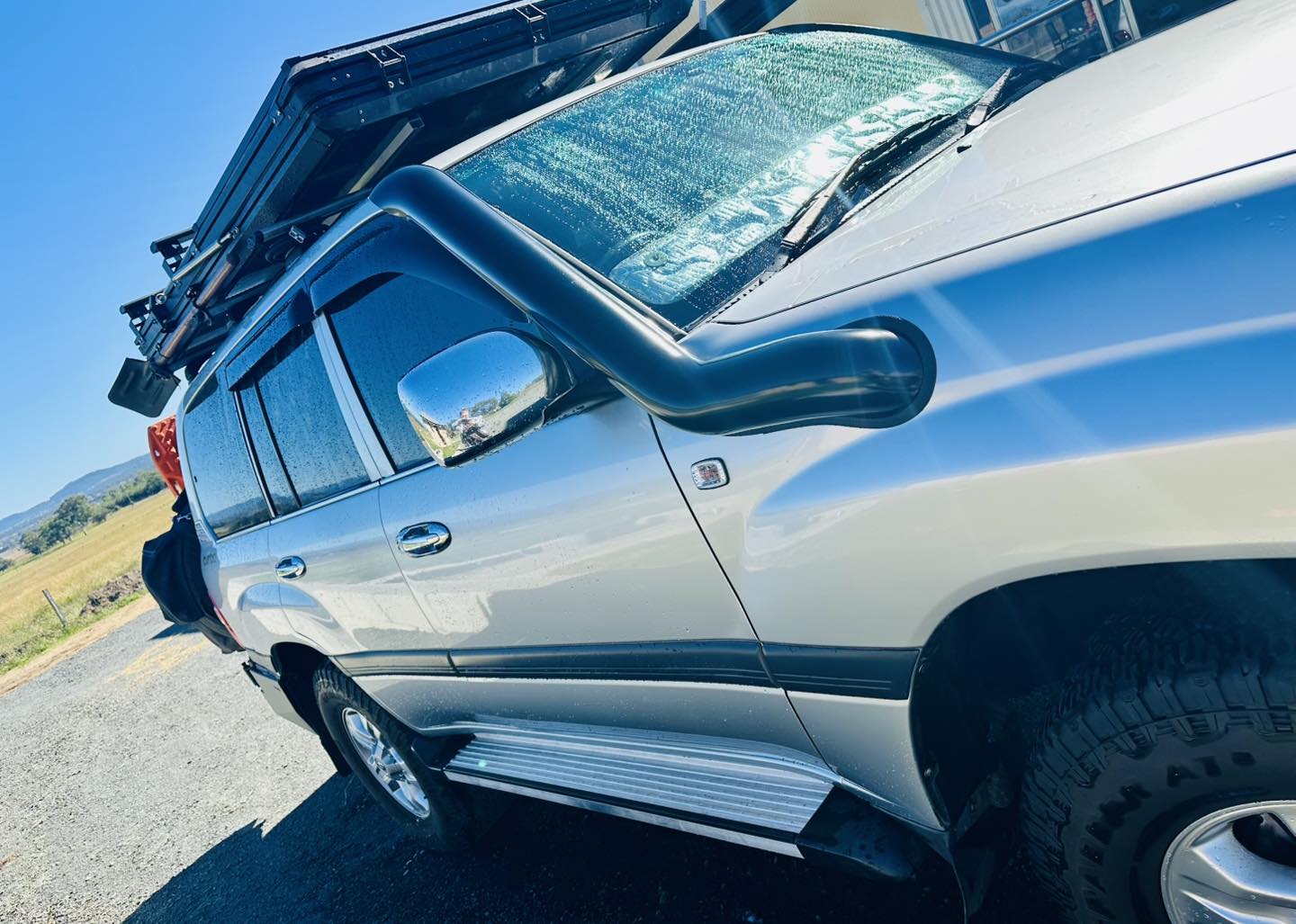 Toyota Landcruiser 100/105 Series 4" Rounded Guard Entry Snorkel