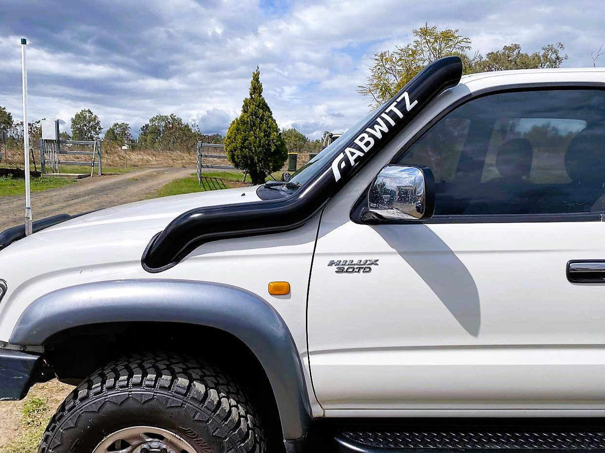 Toyota Hilux N60 (1997-2004) DIESEL P/Side - 4" Snorkel & Clear Top Airbox Package