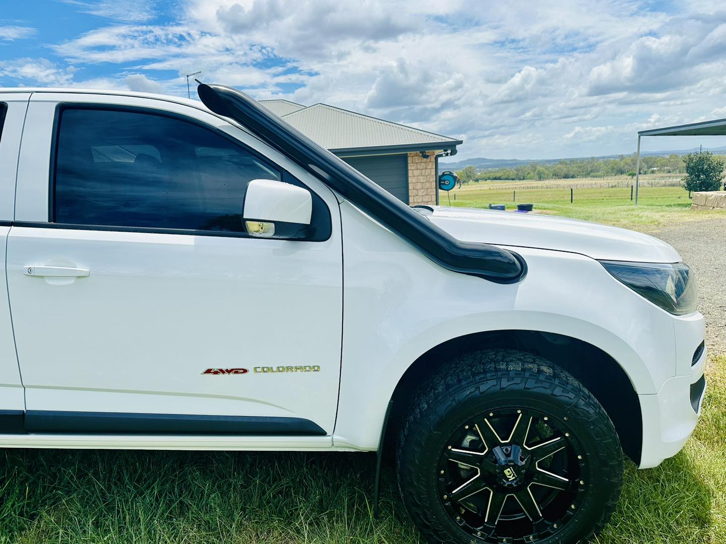 Holden Colorado RG 4" DUAL Mid Entry Snorkels