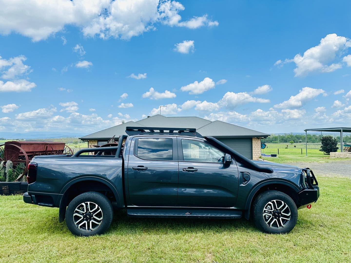 Ford Next Gen Ranger (V6) - Mid Entry Snorkel & Clear Top Airbox Package
