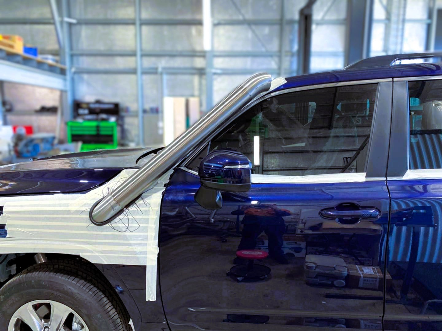 Toyota Landcruiser 300 Series 4" Short Entry Snorkel