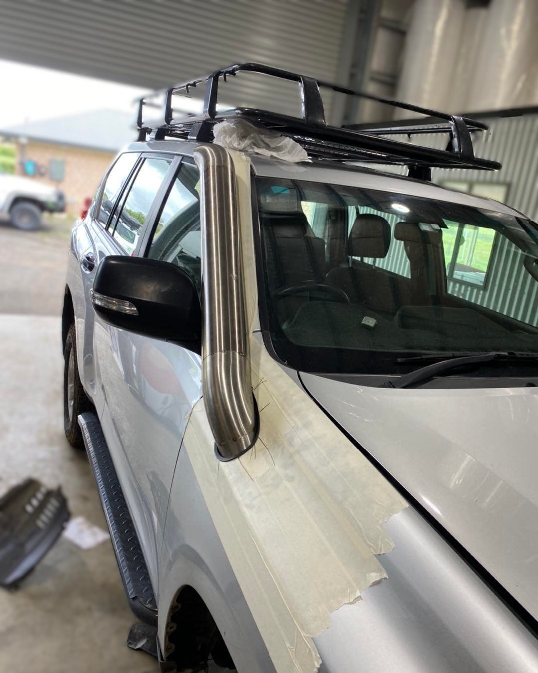 Toyota Landcruiser Prado 150 Series 4" Short Entry Snorkel