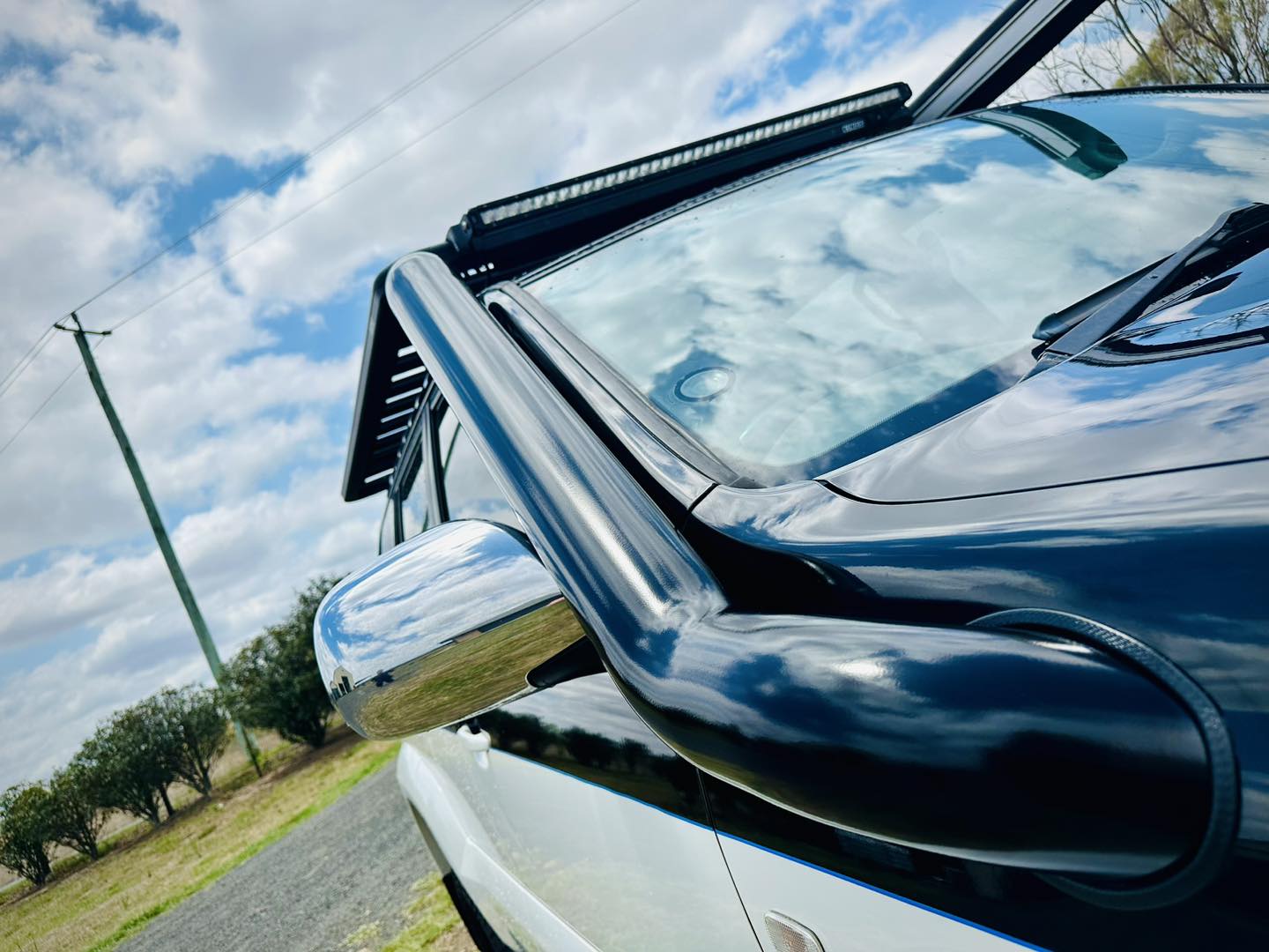 Toyota Prado 120 Series 4" Mid Entry Snorkel