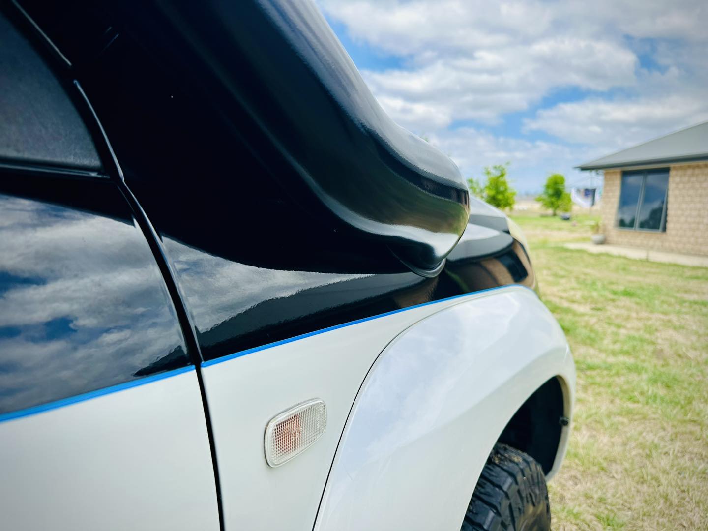 Toyota Prado 120 Series 4" Mid Entry Snorkel