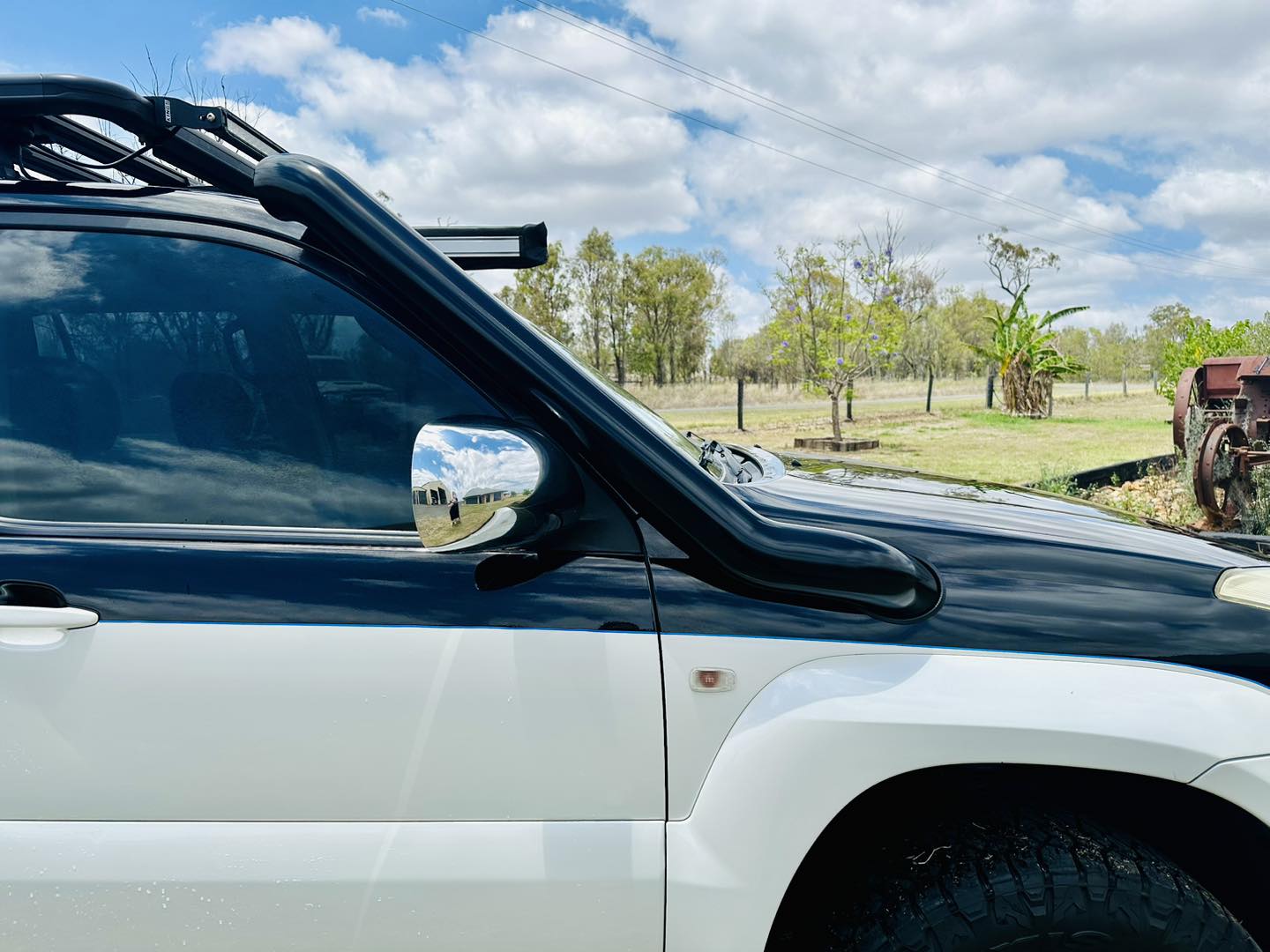 Toyota Prado 120 Series 4" Mid Entry Snorkel