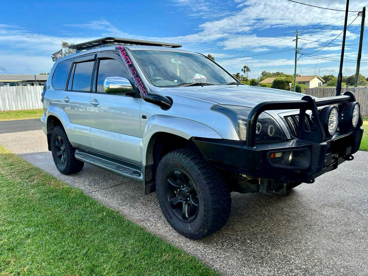 Toyota Prado 120 Series 4" Mid Entry Snorkel
