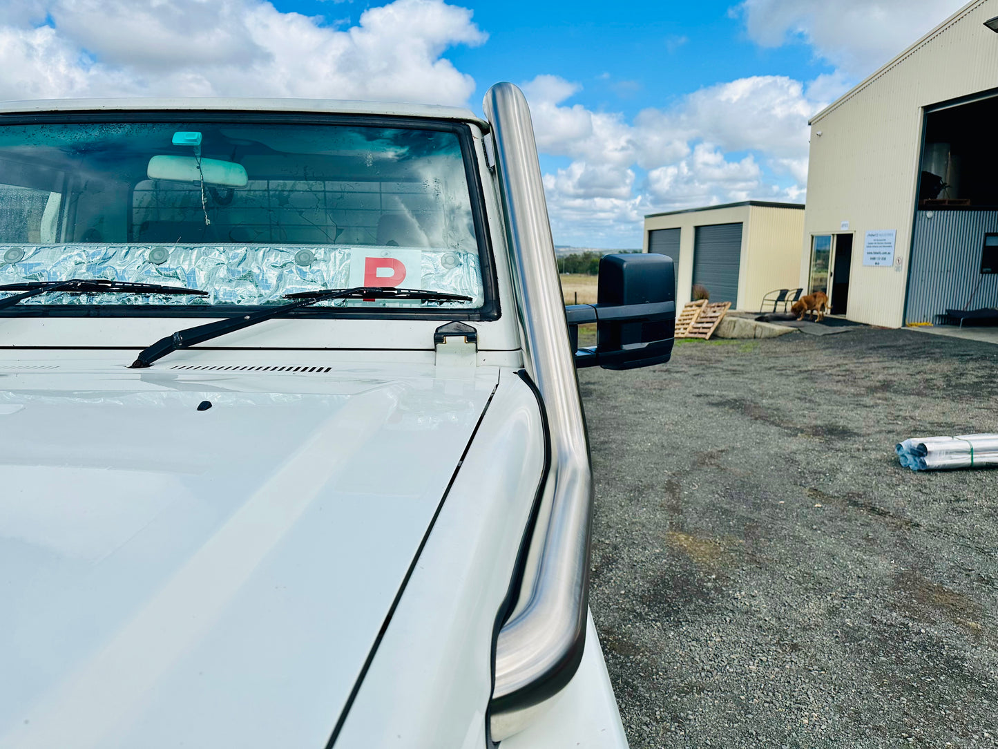 Toyota Landcruiser - 75 series - 4" DUAL Snorkels - Seamless Polished