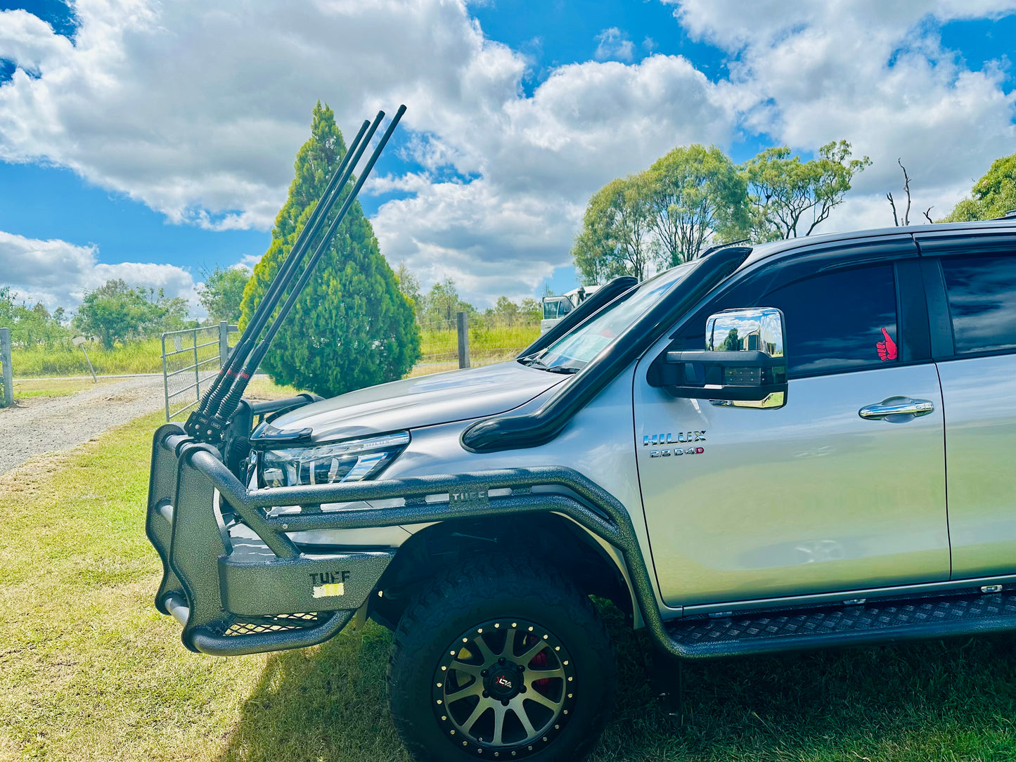 Toyota Hilux N80 (2015 & Onward) 4" DUAL Cover Up Snorkels
