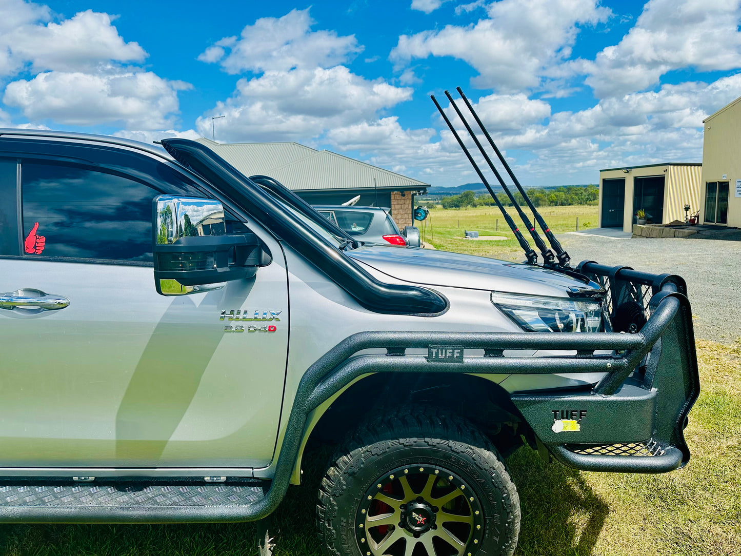 Toyota Hilux N80 (2015 & Onward) 4" DUAL Cover Up Snorkels