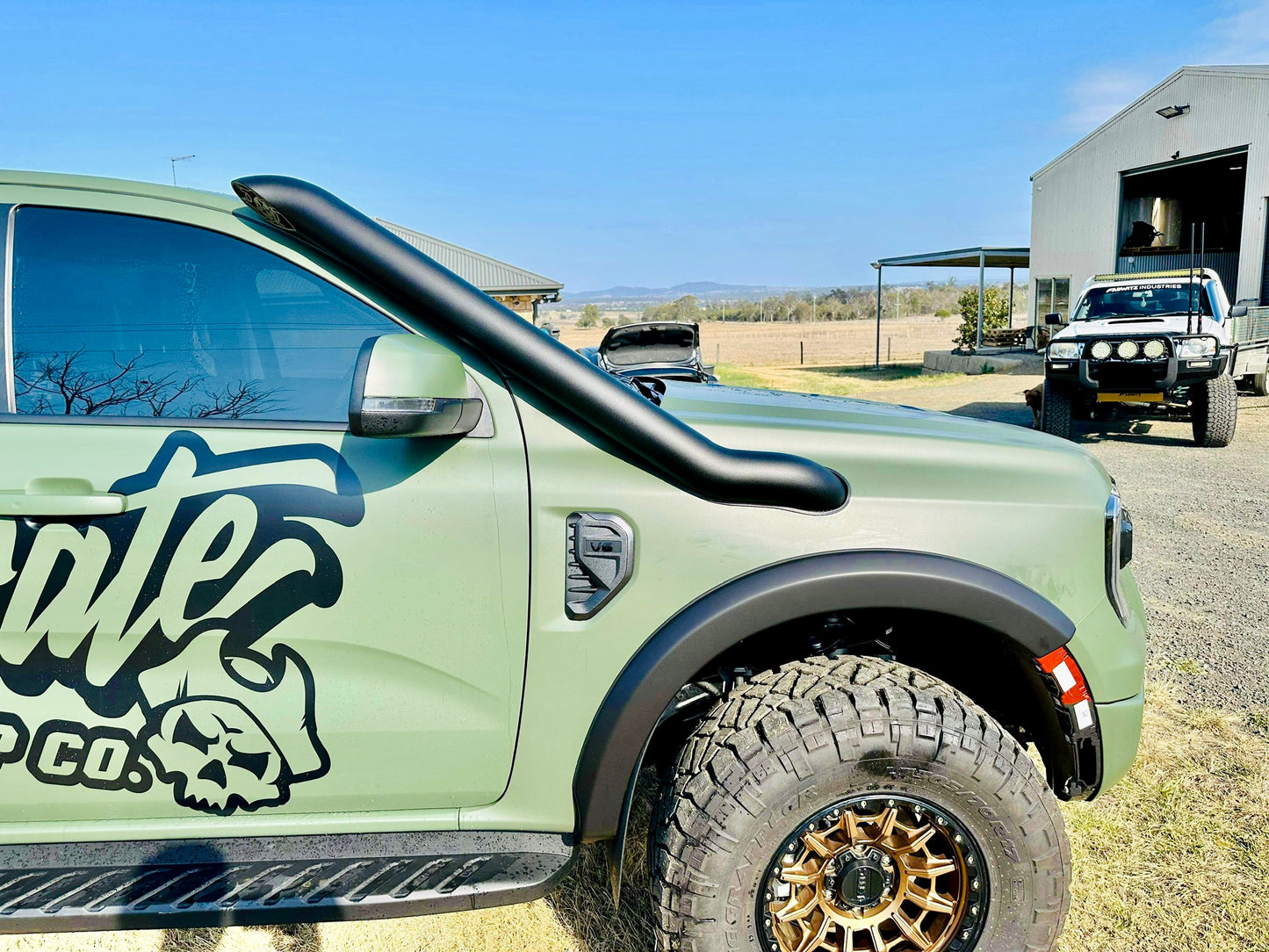 Ford Next Gen Ranger (V6) - Mid Entry Snorkel & Clear Top Airbox Package