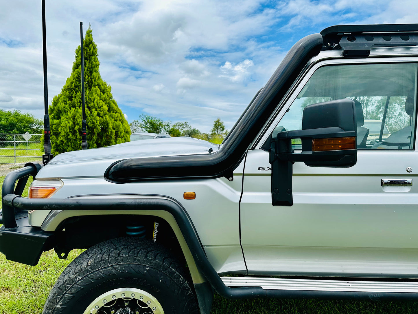 Toyota Landcruiser (2007-2023) - VDJ V8 79/76 Series - 5" DUAL Snorkels - Seamless Powder Coated