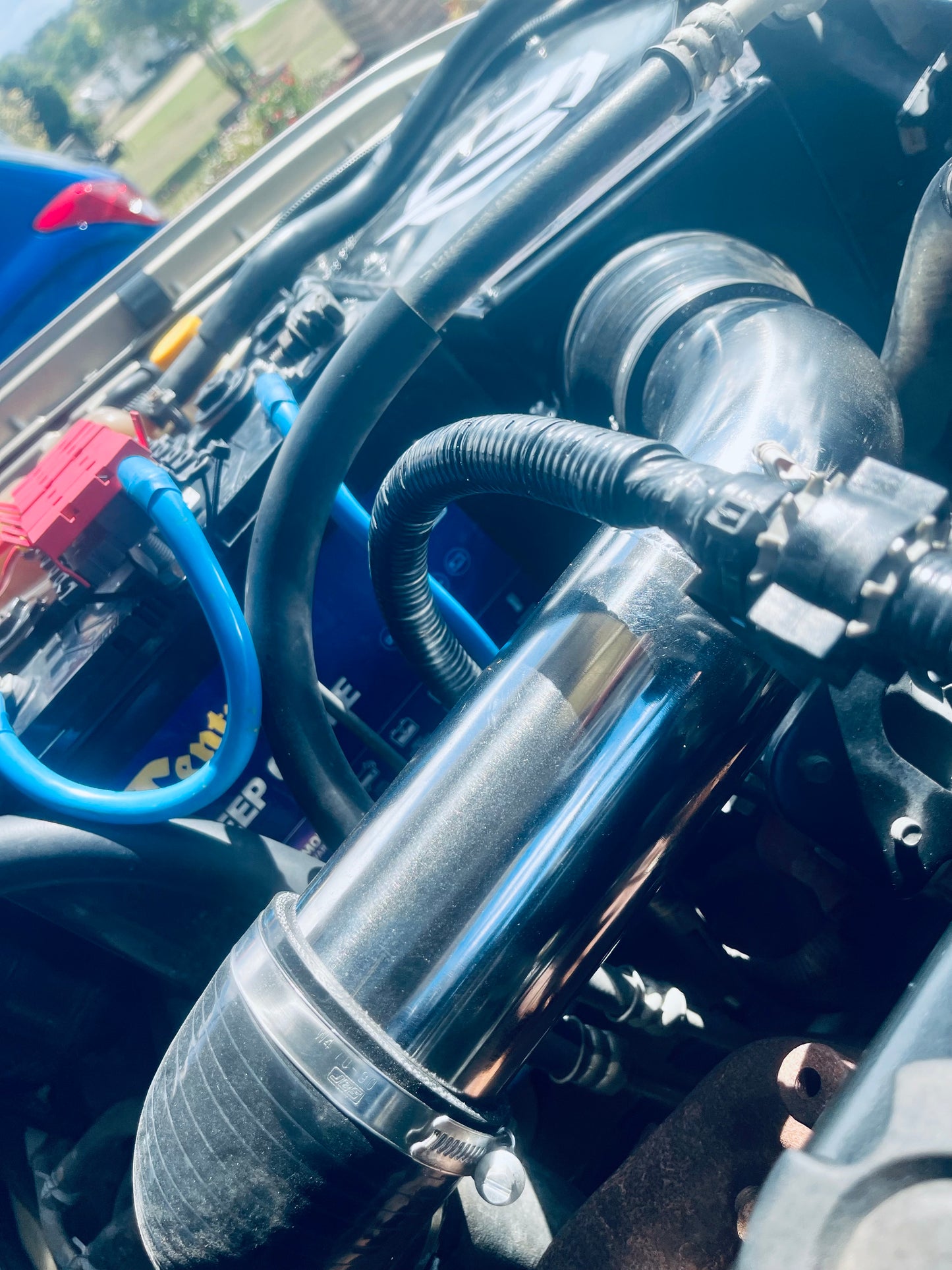 Nissan Patrol GU TD42 - Cover Up/Rounded Guard Snorkel + Clear Top Airbox/Intake Package