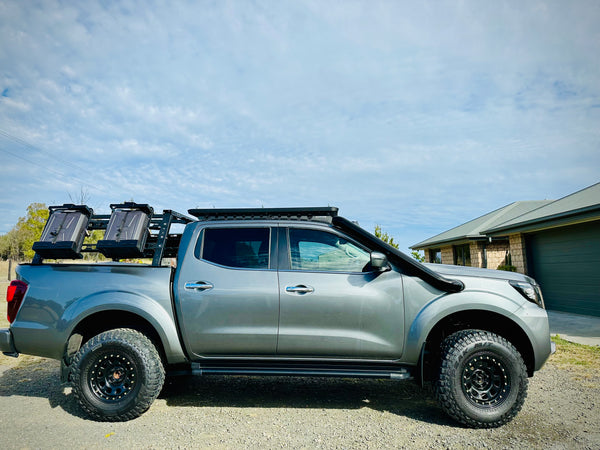 Nissan Navara (d23) Np300 - Mid Entry Snorkel - Basic Weld Powder Coat 