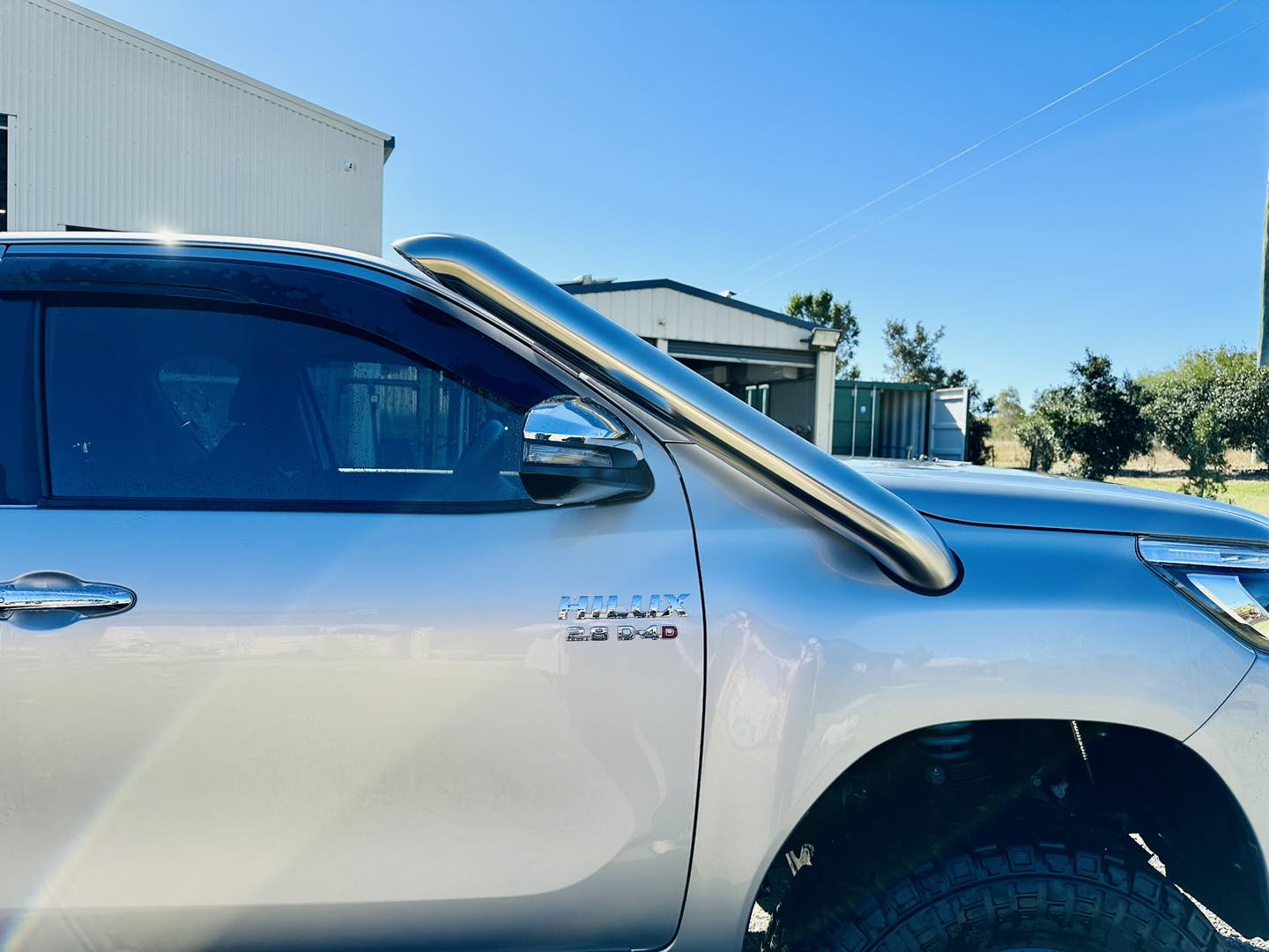 Toyota Hilux N80 (2015 & Onward) 4" DUAL Short Entry Snorkels