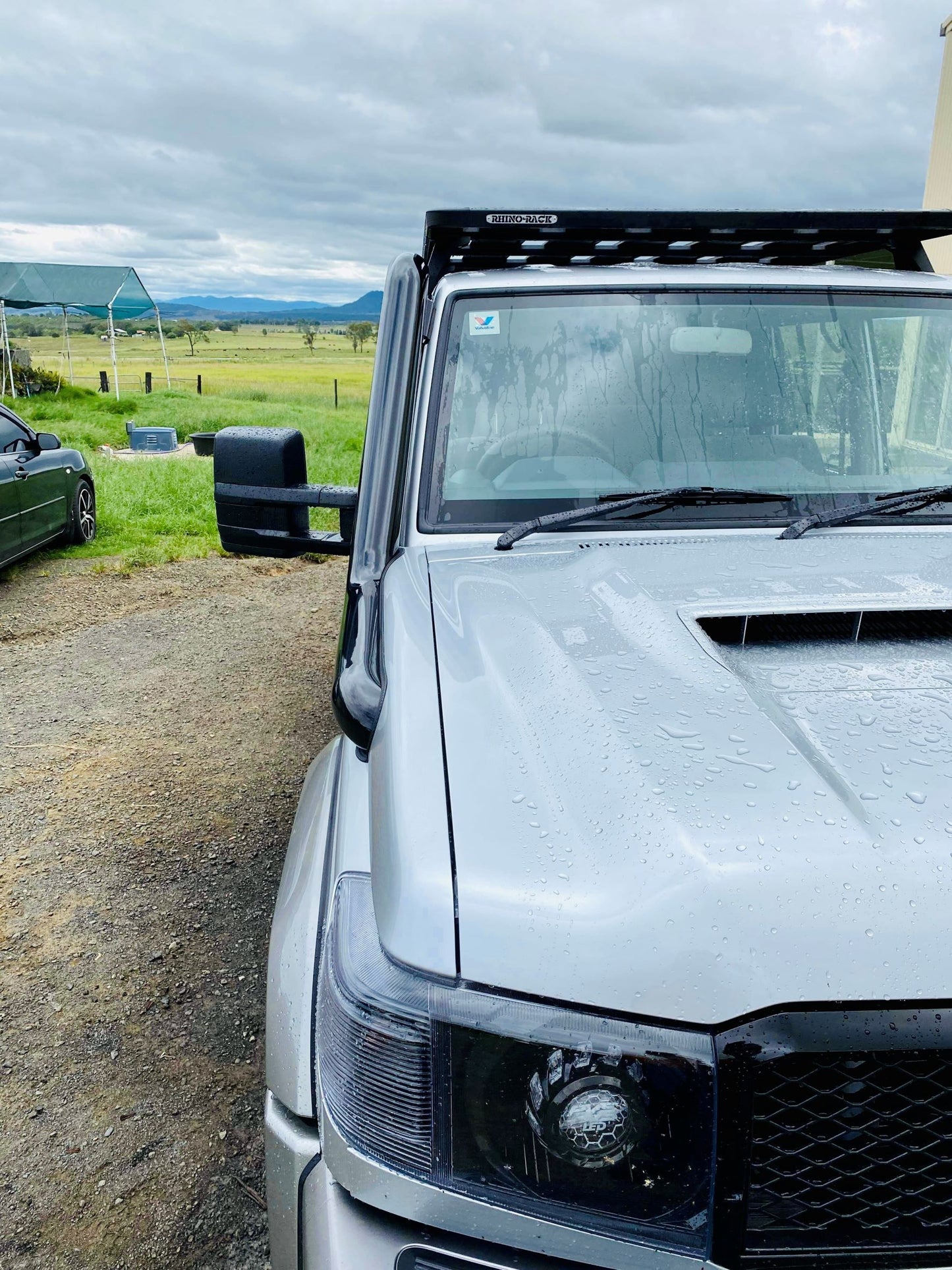 Toyota Landcruiser (2007-2023) - VDJ 79/76 Series - 4" DUAL Snorkels - Seamless Powder Coated