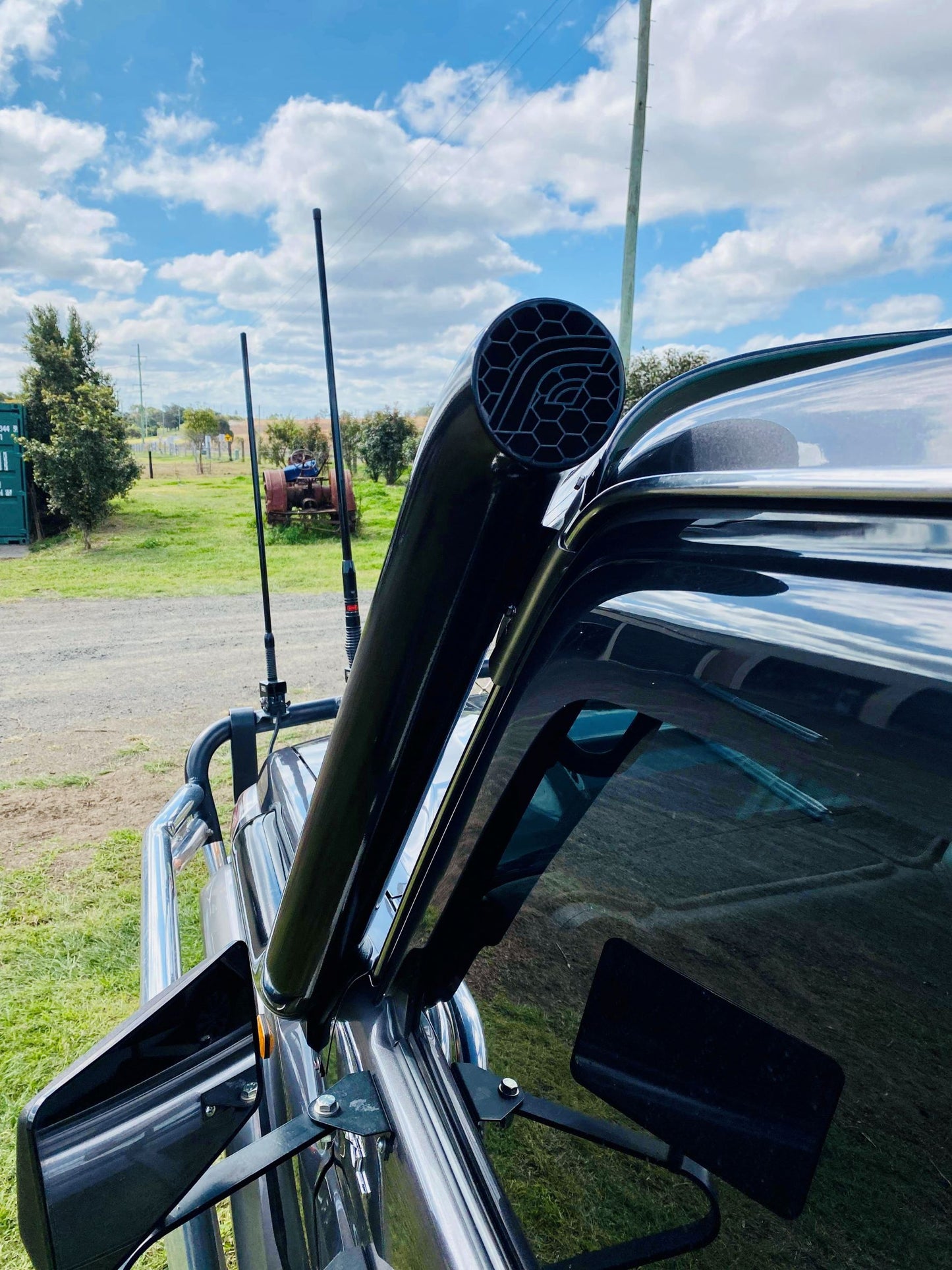 Toyota Landcruiser (2007-2023) - VDJ 79/76 Series - 4" DUAL Snorkels - Seamless Powder Coated