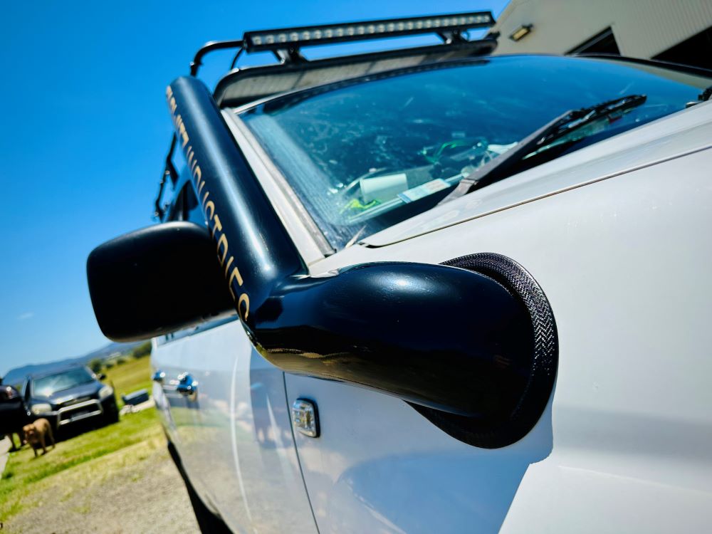 Toyota Landcruiser 100/105 Series 4" Rounded Guard Entry Snorkel