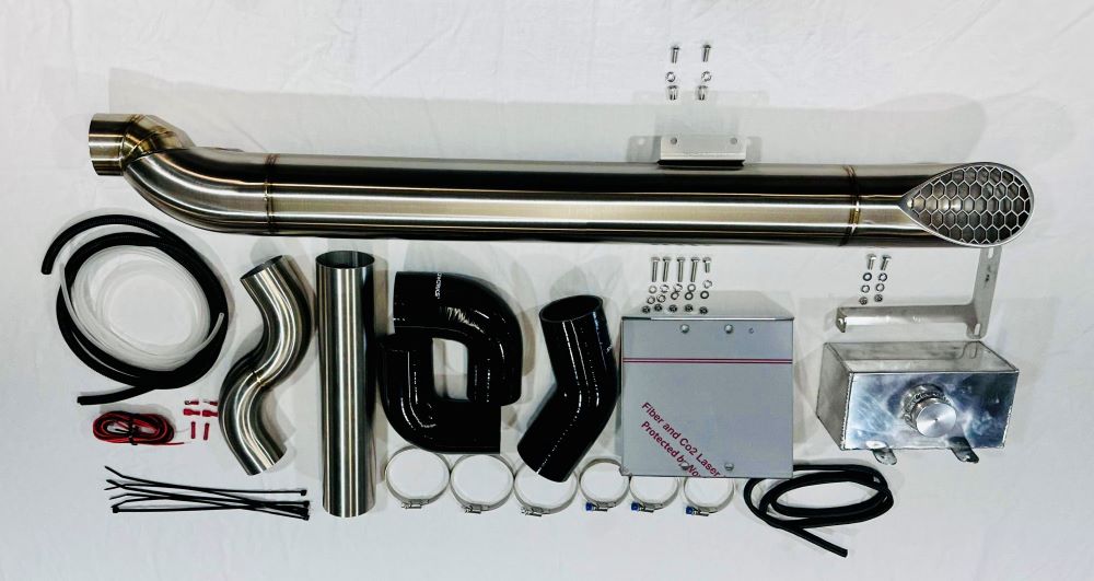 Nissan Navara (D23) NP300 - ENTRY LEVEL - Short Entry Snorkel - Basic Weld RAW