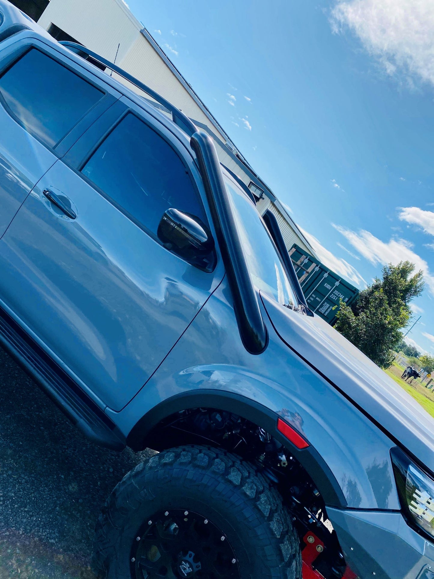Nissan Navara (D23) NP300 4" DUAL Short Entry Snorkels