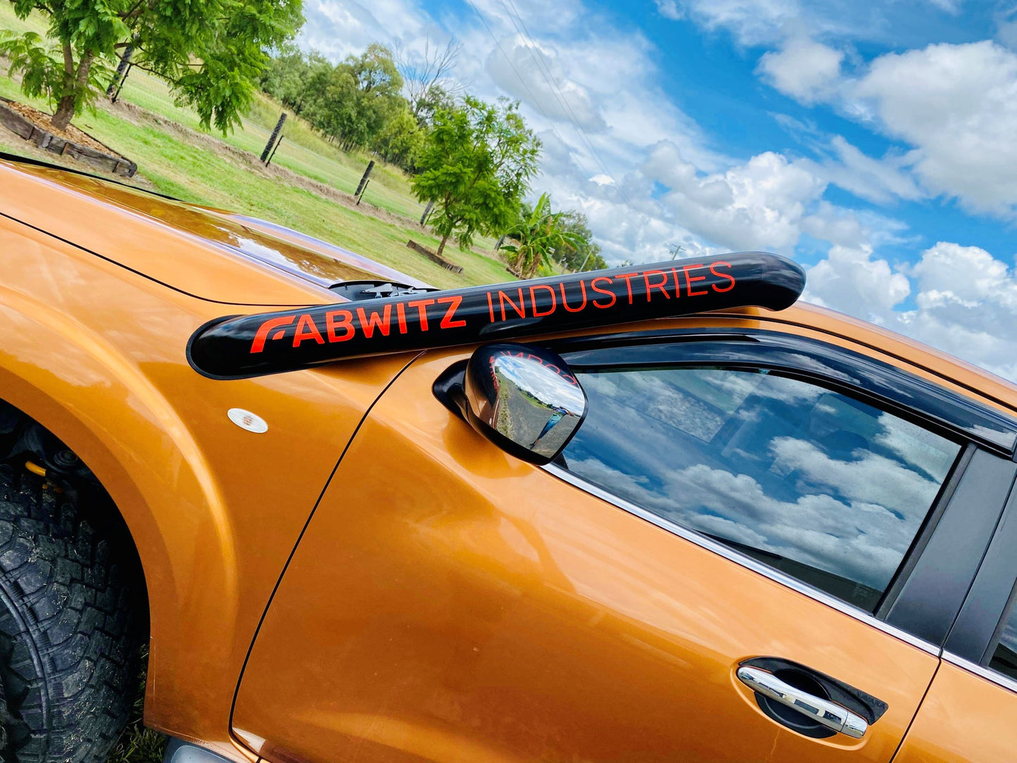 Nissan Navara (D23) NP300 4" DUAL Short Entry Snorkels