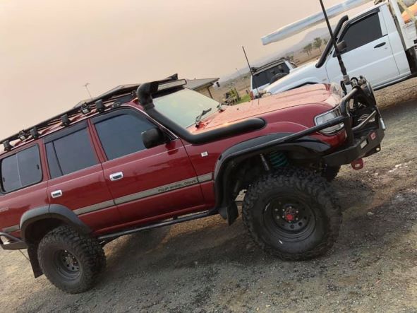 Toyota Landcruiser 80 Series 4" Snorkel with Ram Head