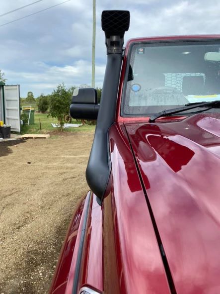 Toyota Landcruiser (2007-2023) VDJ V8 70 Series 4" Snorkel with Ram Head