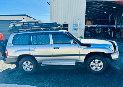 Toyota Landcruiser 100/105 Series - Rounded Guard Entry Snorkel & Clear Top Airbox Package