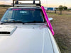 Nissan Patrol GU S1-4 - Cover up / Rounded Guard Entry Snorkel - Seamless Powder Coated