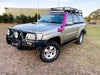 Nissan Patrol GU S1-4 - Cover up / Rounded Guard Entry Snorkel - Seamless Powder Coated