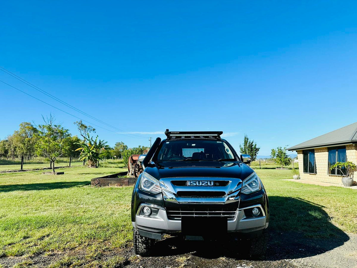 Isuzu Dmax (2012 - 2020) - Short Entry Snorkel - Seamless Powder Coated