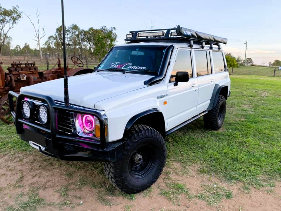 Nissan Patrol GQ 4" Bonnet Entry Snorkel (on its own)