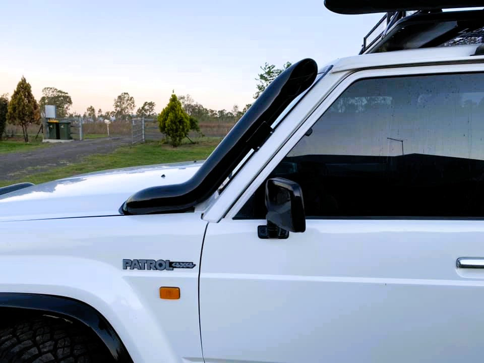 Nissan Patrol GQ 4" Bonnet Entry Snorkel (on its own)