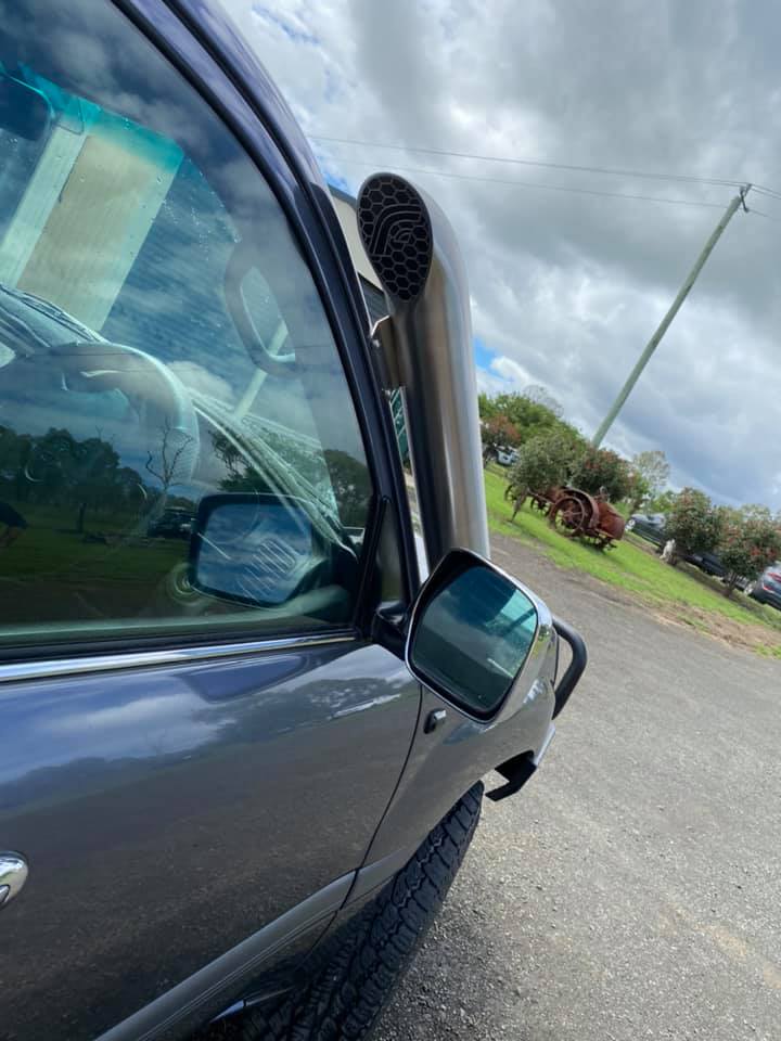 Toyota Landcruiser 100/105 Series Snorkel - Tapered Guard Entry - Seamless Polished