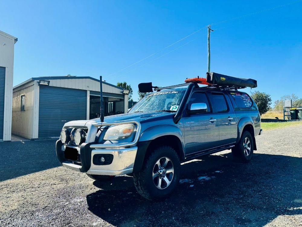 Mazda BT50 (2008 - 2011) - Short Entry Snorkel - Basic Weld Powder Coated