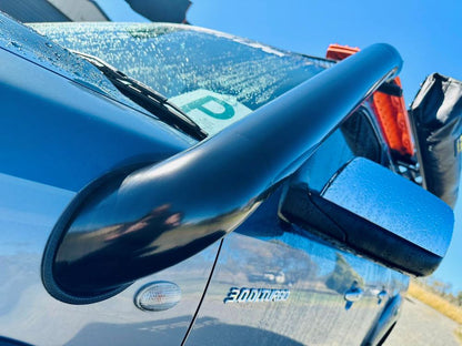 Mazda BT50 (2008 - 2011) - Short Entry DUAL Snorkels - Basic Weld Powder Coated