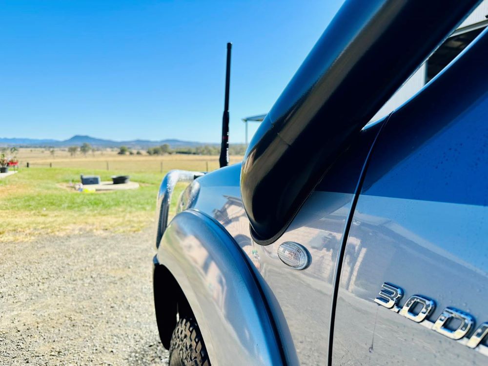 Mazda BT50 (2008 - 2011) - Short Entry Snorkel - Basic Weld Powder Coated