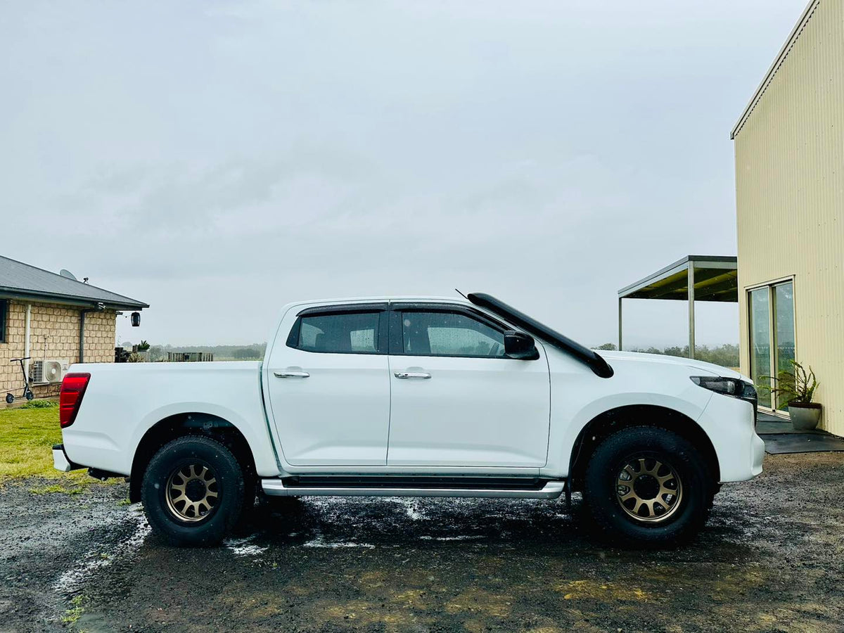 Mazda BT50 (2021 - Present) - Short Entry Snorkel - Seamless Powder Coated