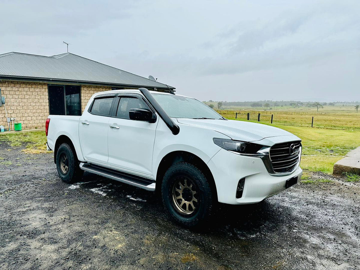 Mazda BT50 (2021 - Present) - Short Entry Snorkel - Seamless Powder Coated