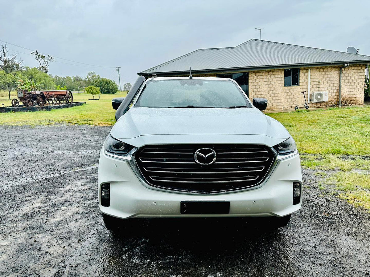 Mazda BT50 (2021 - Present) - Short Entry Snorkel - Seamless Powder Coated