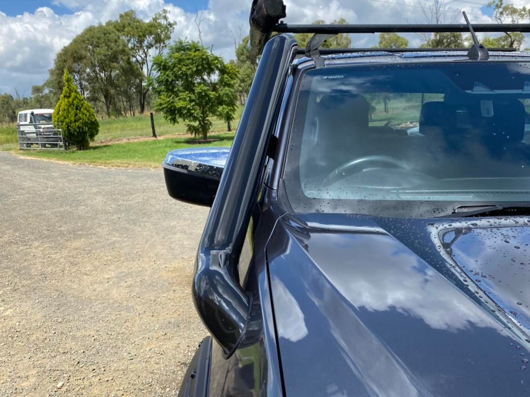 Mazda BT50 (2021 - Present) - Mid Entry Snorkel - Seamless Powder Coated