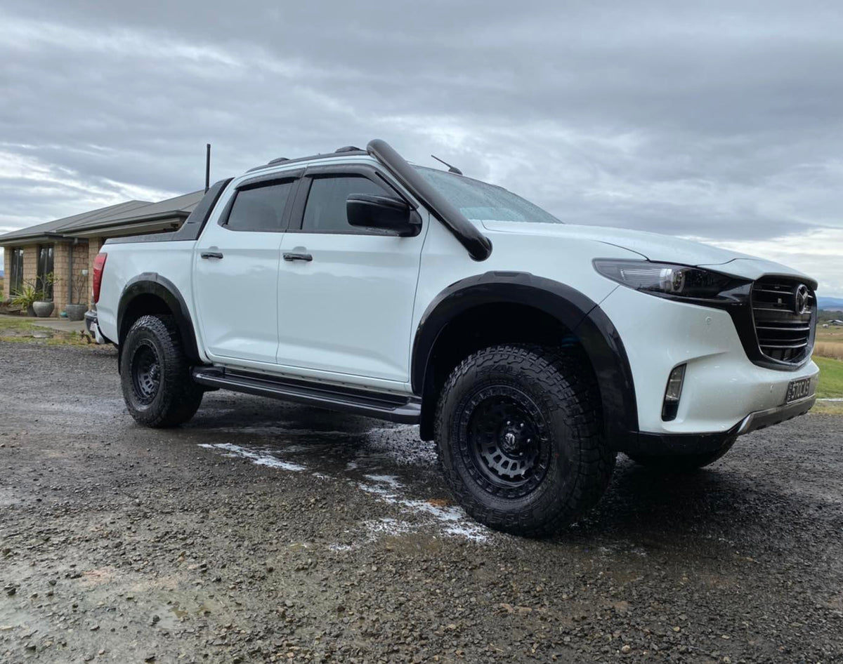 Mazda BT50 (2021 - Present) - Short Entry Snorkel - Seamless Powder Coated