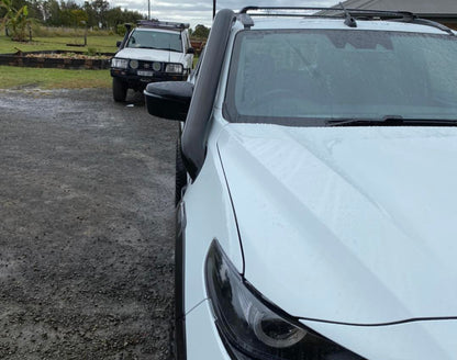 Mazda BT50 (2021 - Present) - Short Entry Snorkel - Seamless Powder Coated