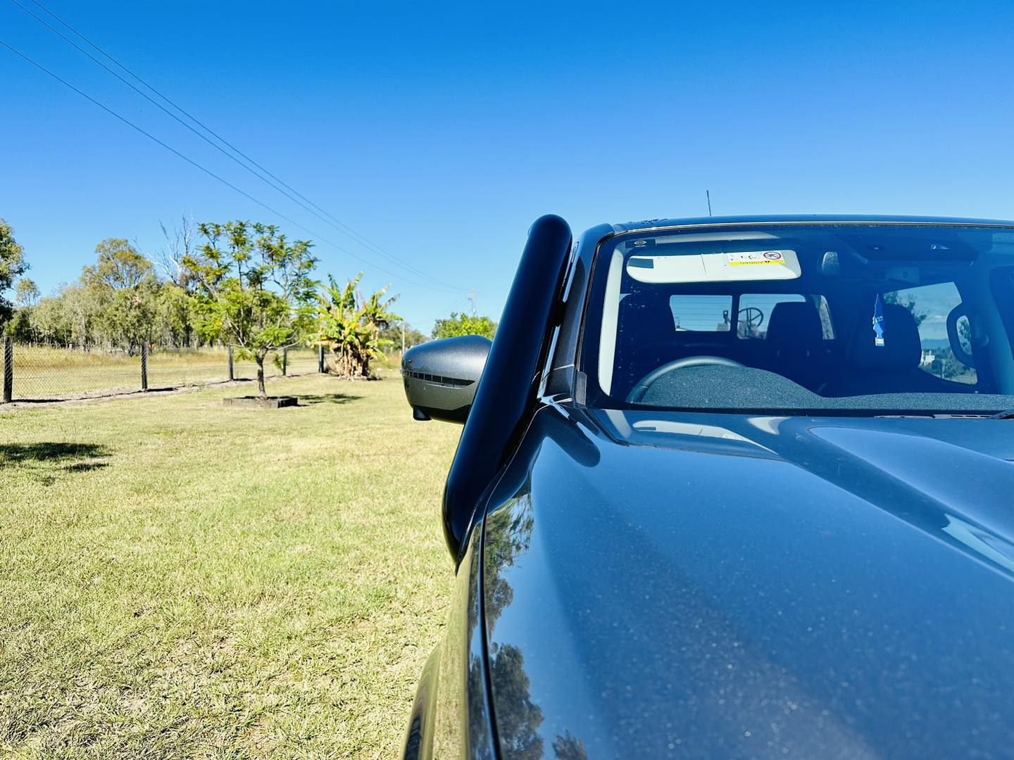 Nissan Navara (D23) NP300 - DUALS - Short Entry Snorkels - Basic Weld Powder Coated