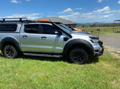 Ford PX Ranger (3.2Lt) - DUAL Short Entry Snorkels - Basic Weld Powder Coated