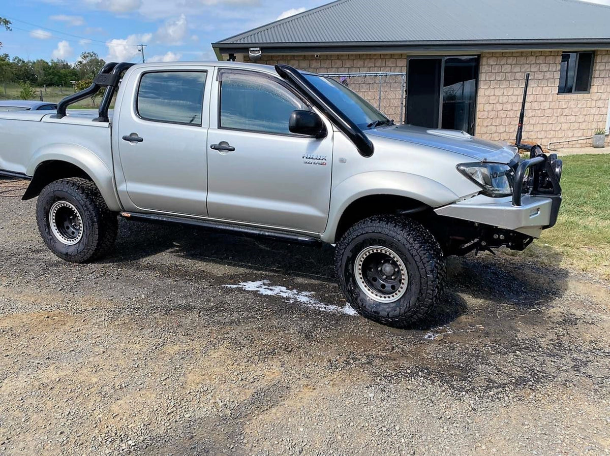 Toyota Hilux N70 - (2005 - 2014) - Short Entry Snorkel - Basic Weld Powder Coated