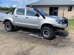 Toyota Hilux N70 - (2005 - 2014) - Short Entry Snorkel - Seamless Powder Coated