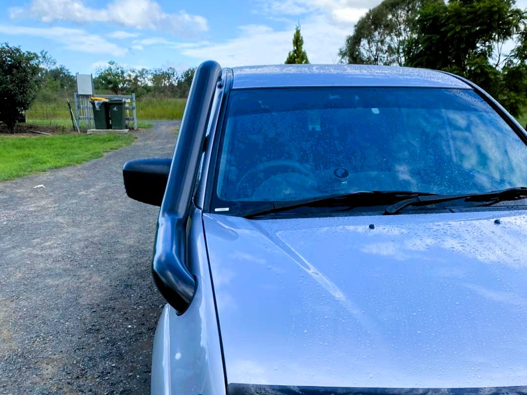 Mitsubishi Triton MN/ML - Mid Entry Snorkel - Basic Weld Powder Coated