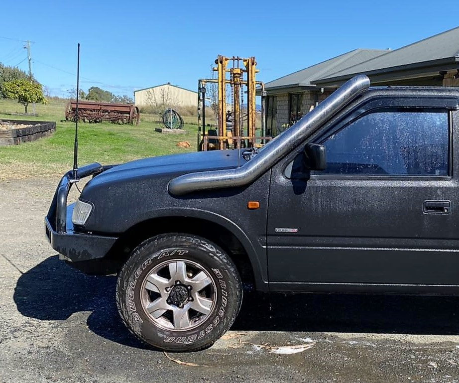 Holden Rodeo TF Snorkel - Basic Weld Polished