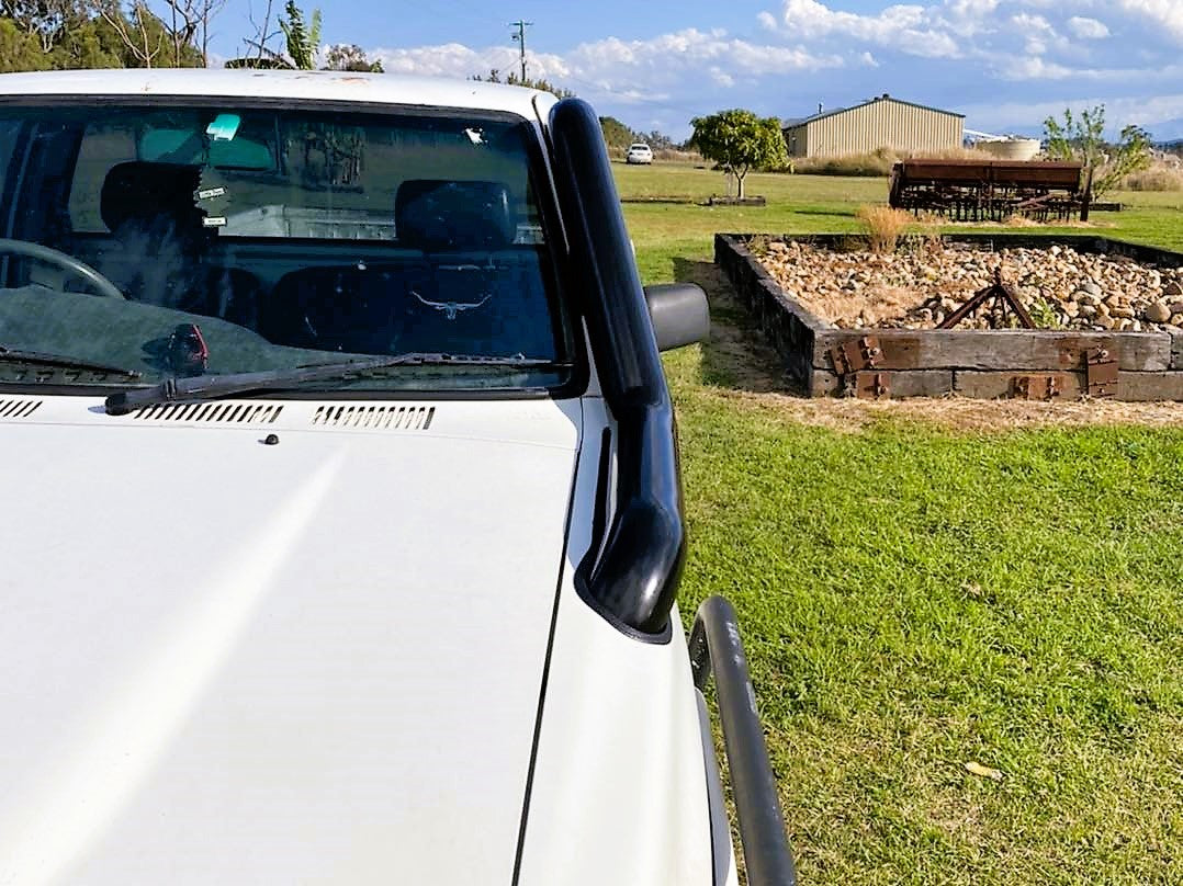 Toyota Hilux N50 - Passenger Side Snorkel - Basic Weld Powder Coated