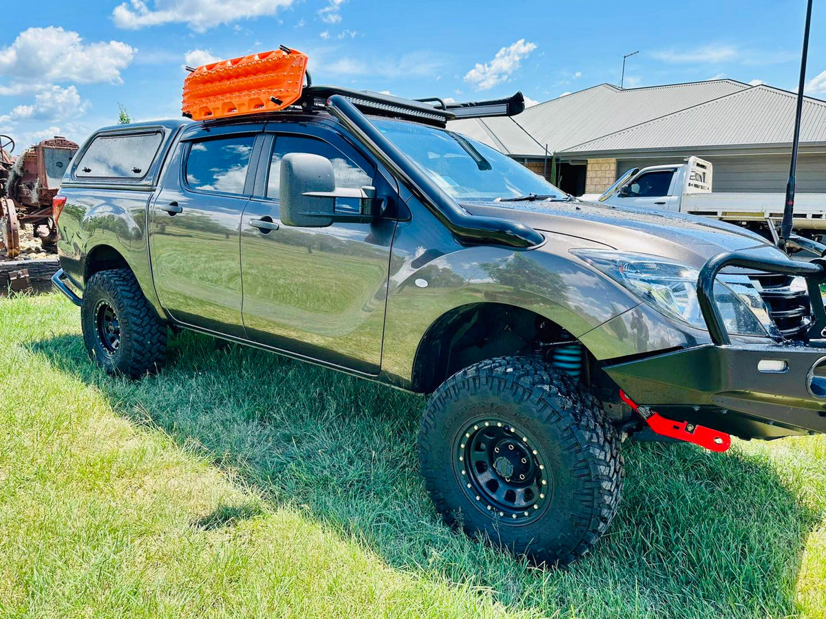 Mazda BT50 (2012 - 2020) - Cover Up Snorkel - Seamless Powder Coated